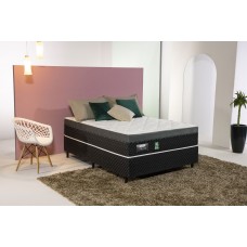 Conjunto Cama Box Gazin Casal de Molas Area VIP  - Casal